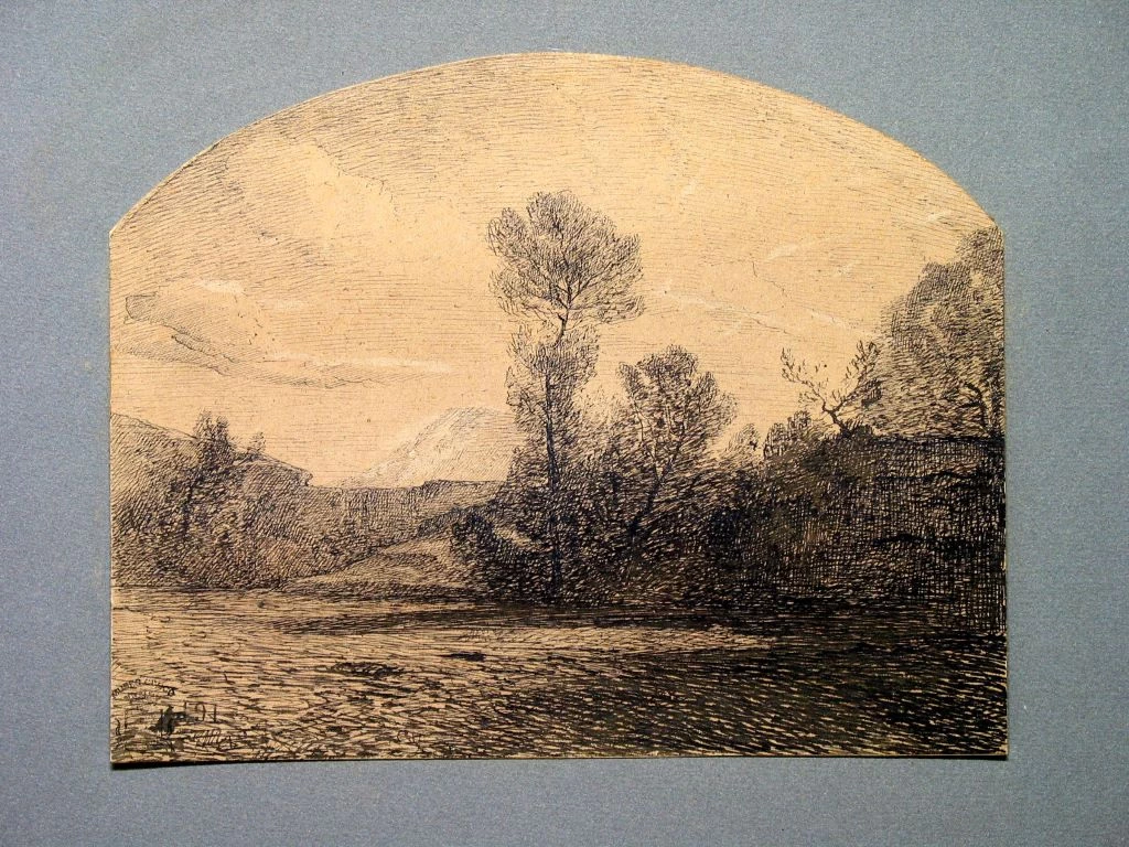 Ripiano con campi ai limiti della boscaglia - Galleria Civica d’Arte Moderna e Contemporanea, Torino